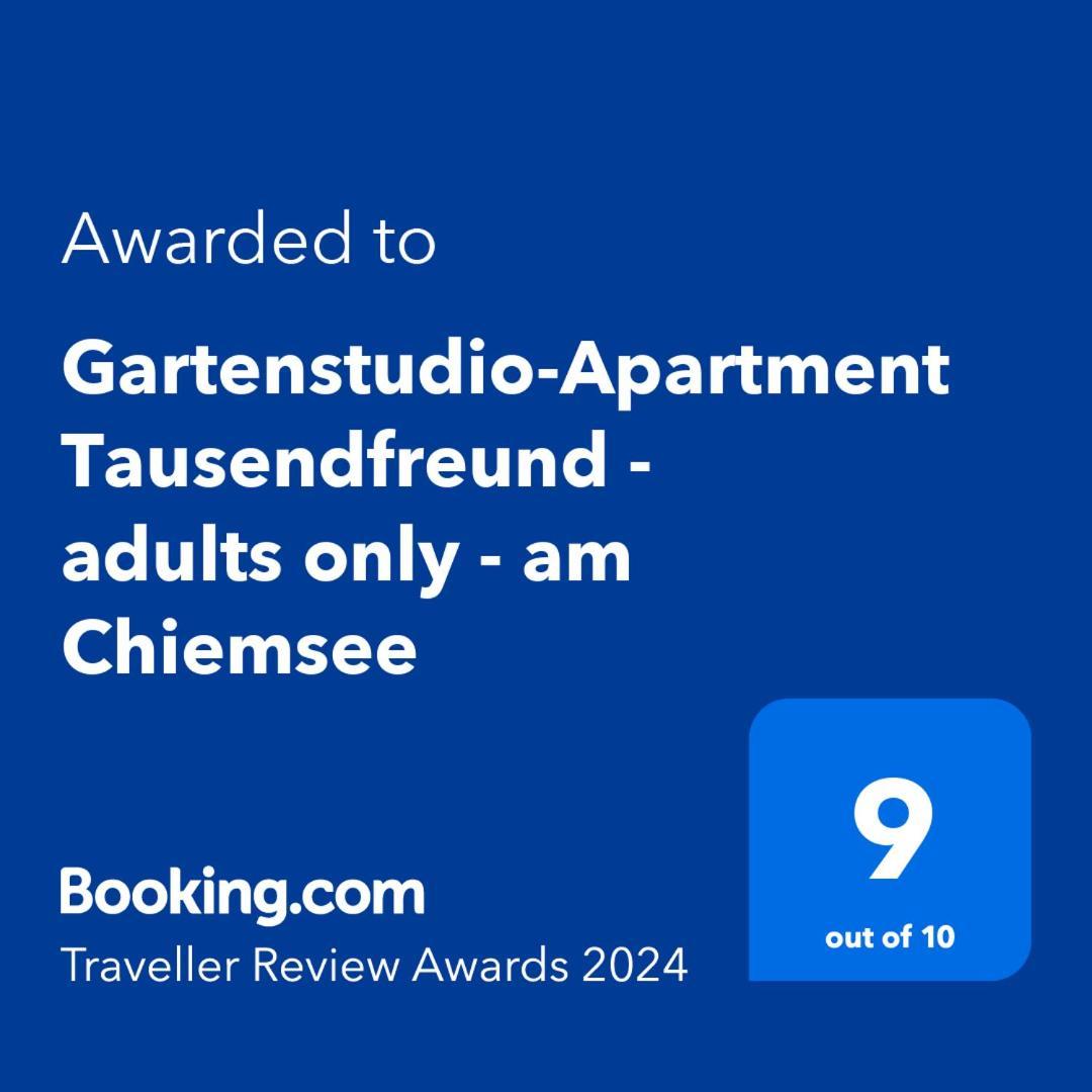 Gartenstudio-Apartment Tausendfreund - Adults Only - Am Chiemsee Breitbrunn am Chiemsee Ngoại thất bức ảnh